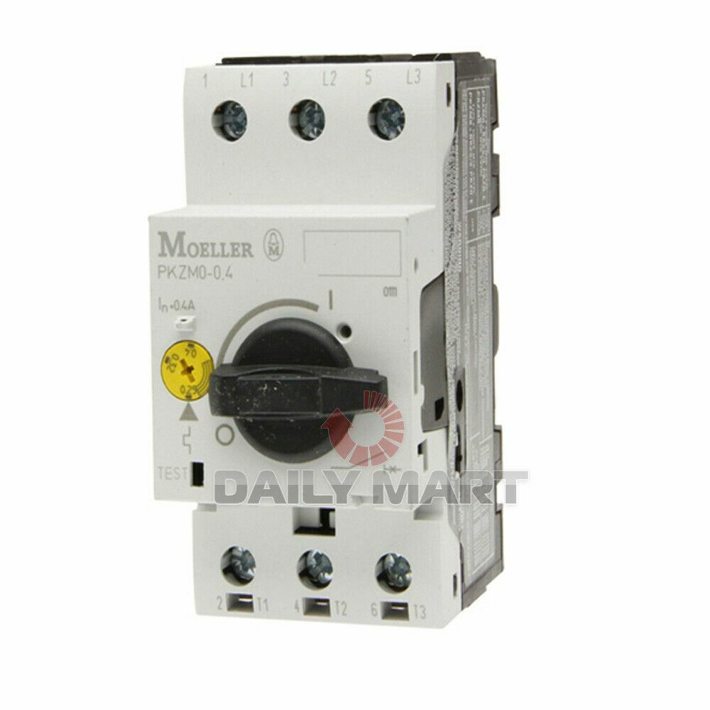 New In Box Eaton Moeller PKZMO-0.4 Motor Starter Circuit Breaker