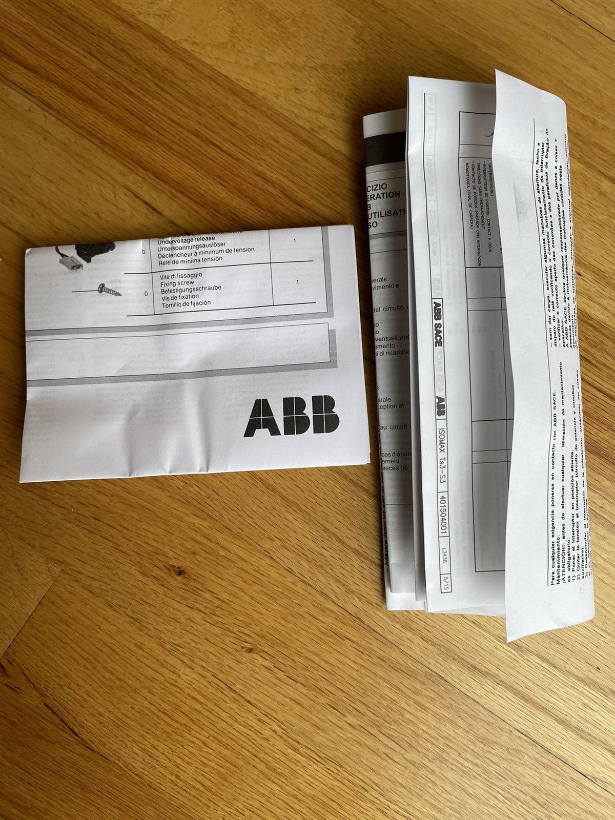 ABB / SACE – S3N020TWA 20Amp 3 Pole Circuit Breaker – NEW Made in Italy