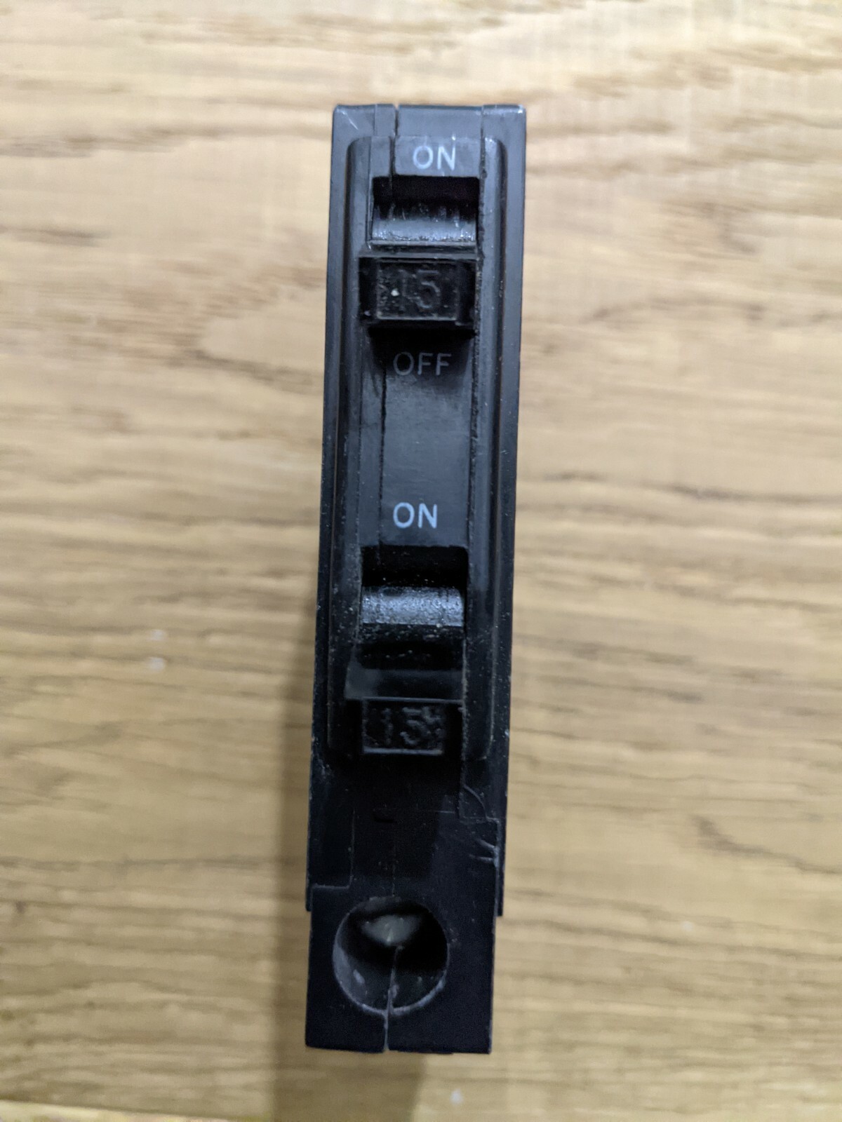 Square D QO1515CP Type QO Tandem Circuit Breaker, 120/240 VAC, 15/15 A, 1 P, 10