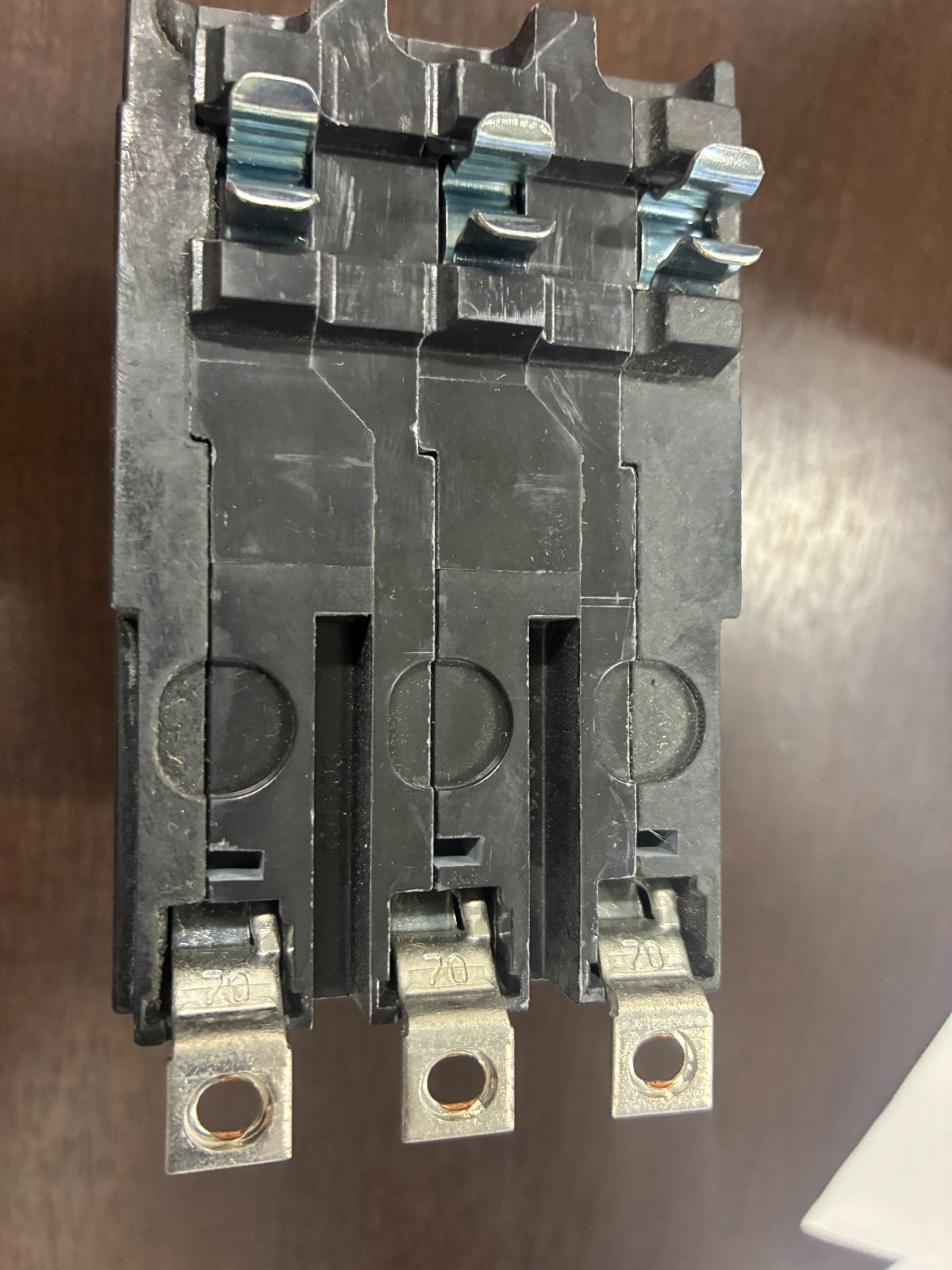 1- Square D QOB360VH 60 Amp 3 Pole 240V 22kA Bolt On Circuit Breaker