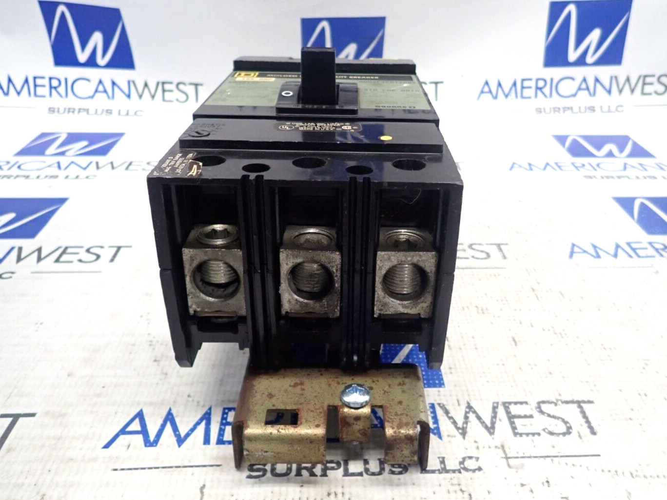 Square D KA36125 3 Pole 125 Amp 600 Volt 25kA@480V I-Line Circuit Breaker Tested