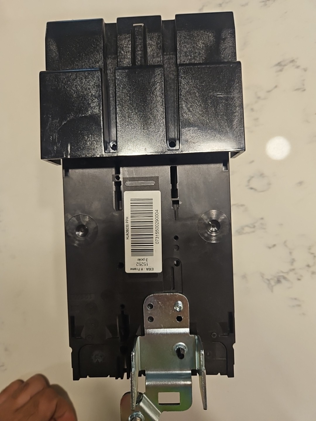 Square D PowerPact HJA36030 3 Pole 30 Amp I-Line Circuit Breaker. LOTO Clasp