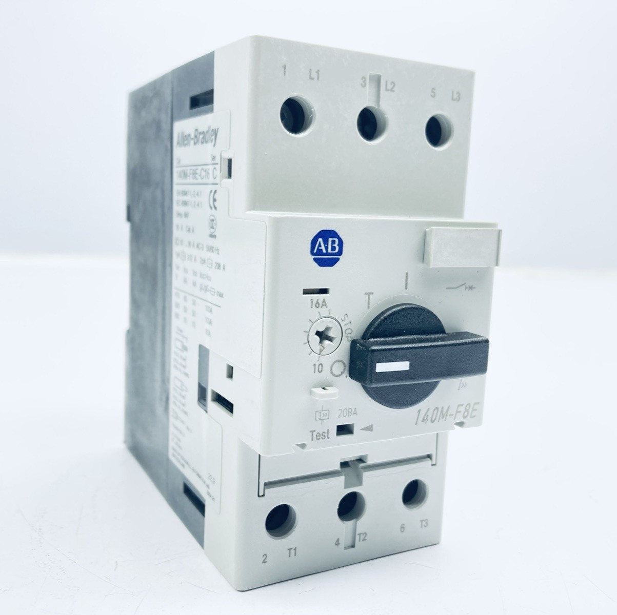 ALLEN BRADLEY 140M-F8E-C16 MOTOR PROTECTION CIRCUIT BREAKER 10-16A FRAME-F 600V