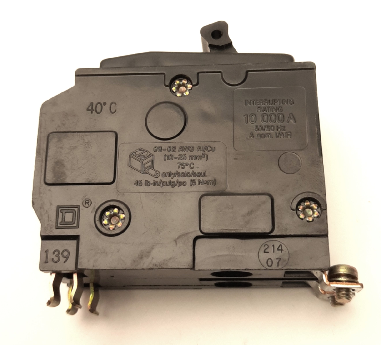 Schneider Electric QOB250 Square D Circuit Breaker 50A, 120/240v AC, 2 Poles