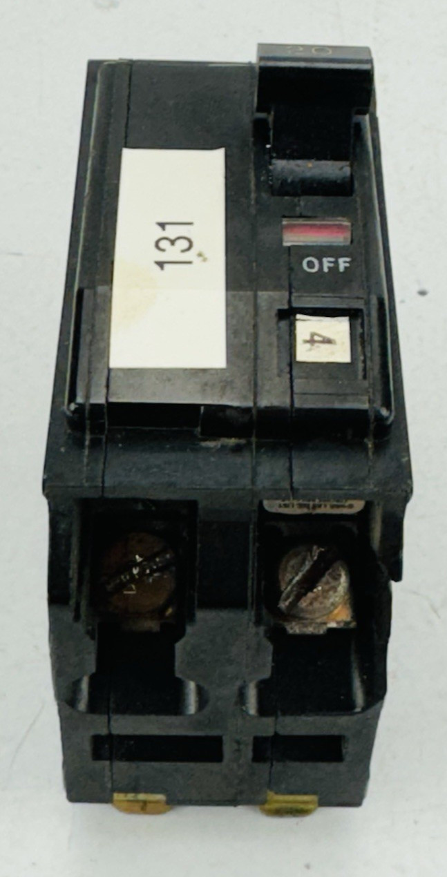Square D Type Q0 Circuit Breaker 20A 2-Pole 120/240VAC Plug-In/On *WARRANTY*