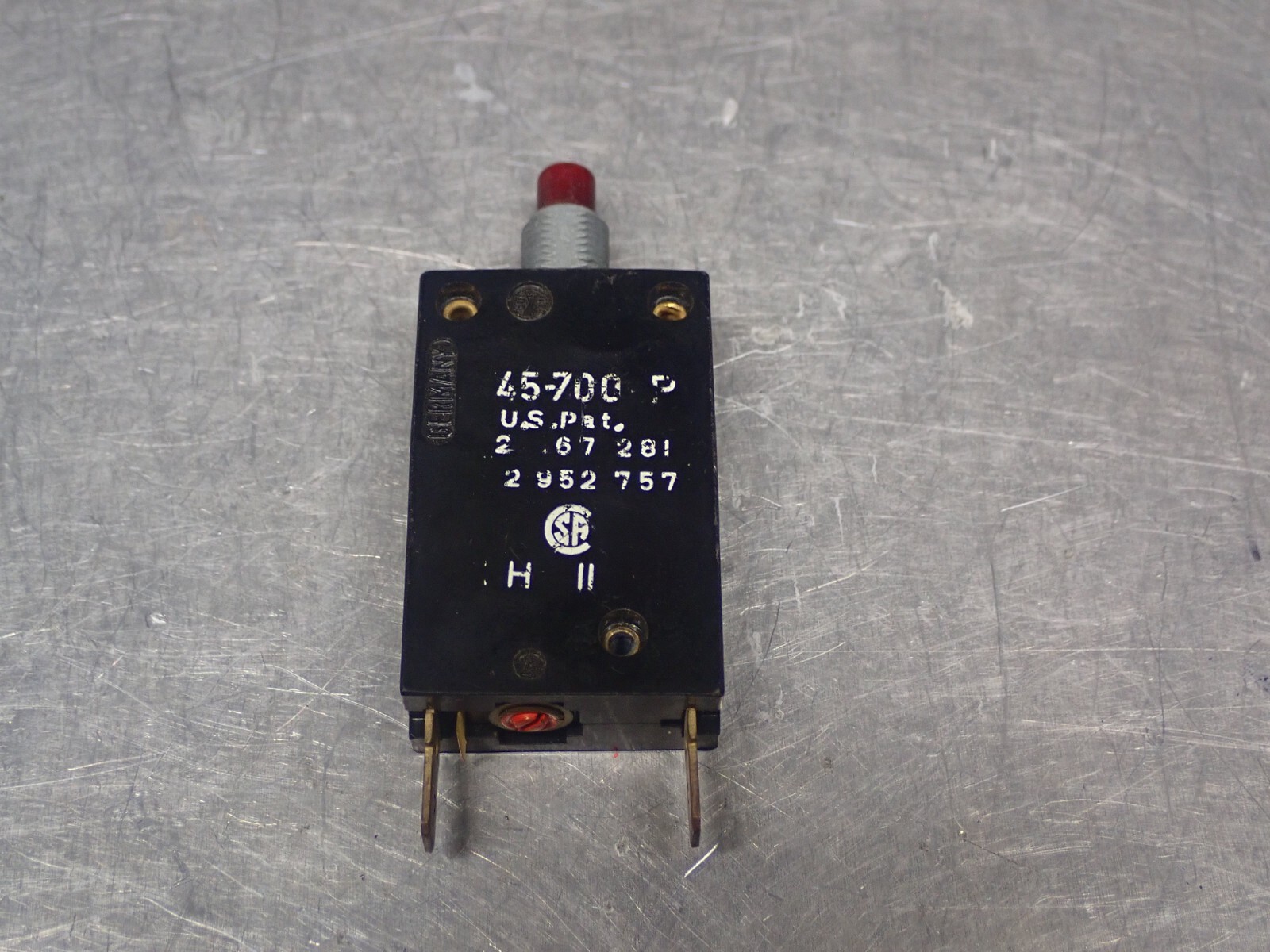 ETA 45-700-P 0.1A Circuit Breakers Used With Warranty (Lot of 5)