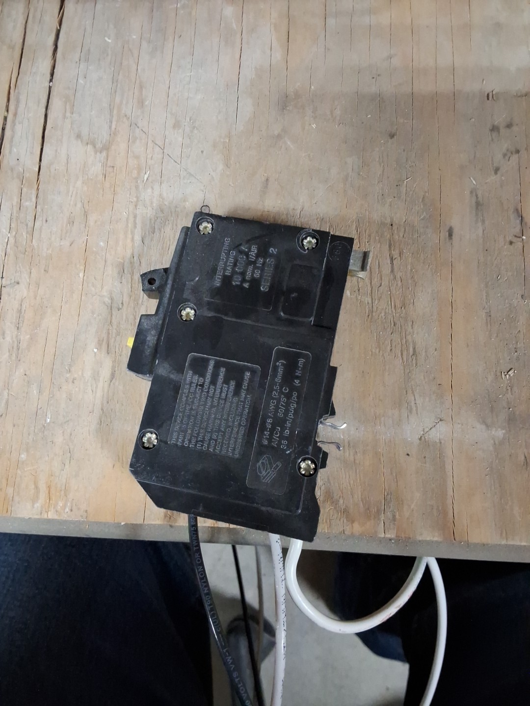 USED SQUARE D QO QO120GFI breaker.