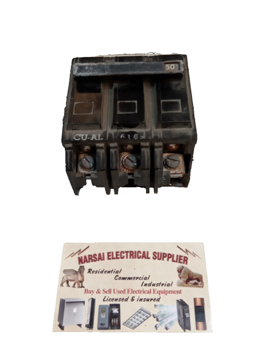 GE/TQL32050/50A/3p/240V/TYPE TQL-AC/circuit breaker/CHIPPED (B1C2UP)