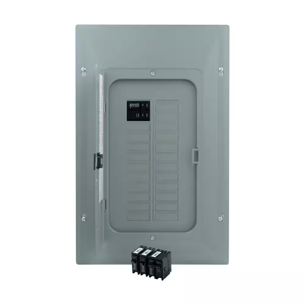 BR 100-Amp 40-Circuit 20-Space Indoor Main Breaker Plug-On Neutral Load Center V