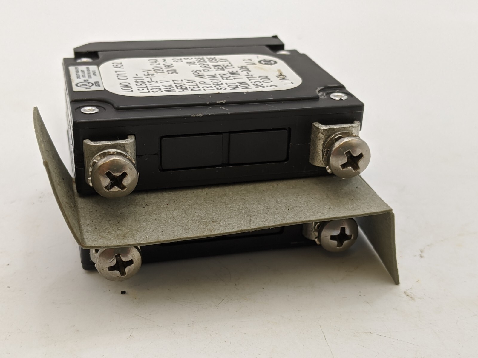 5Pc Airpax LELBX11-33112-15-V Circuit Breaker 15A 2P 120/240V 18.8A Trip LELBX11