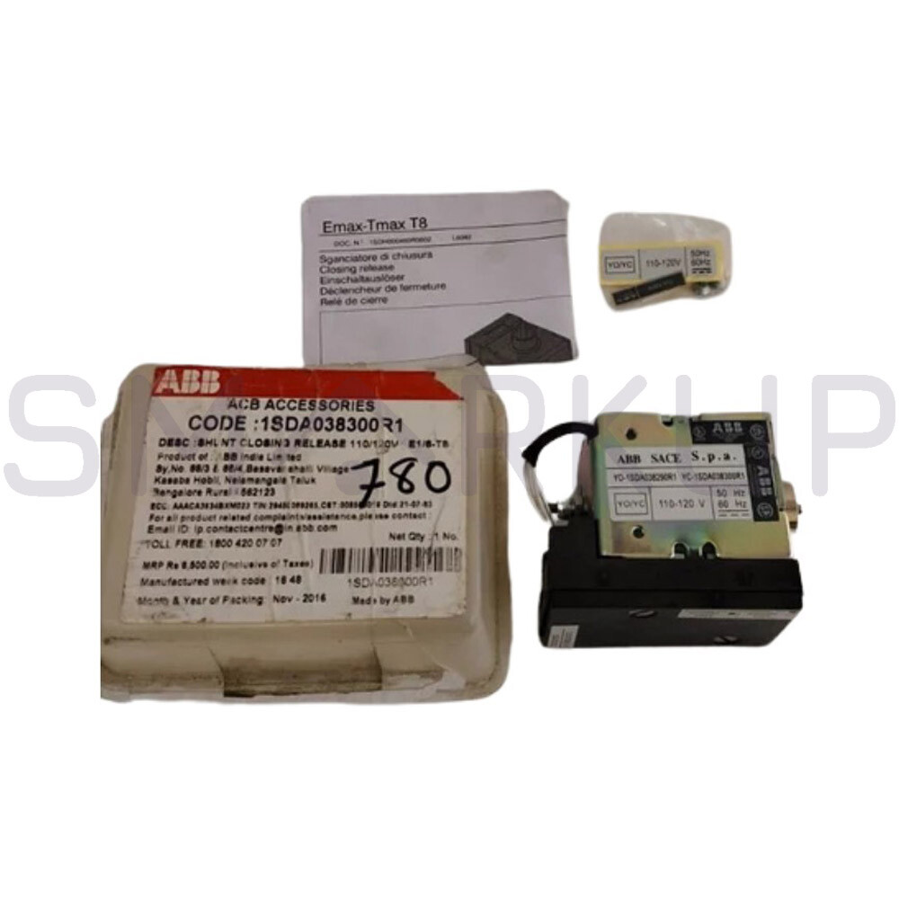 New In Box ABB 1SDA038300R1 61000652 Air Circuit Breaker