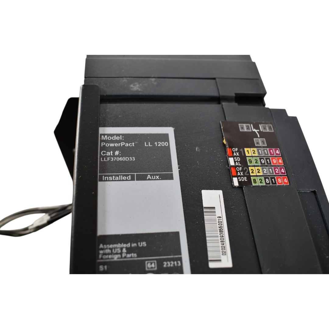 NEW Square D LLF37060D33 PowerPacT L 600A 3P 500VDC Circuit Breaker LL1200
