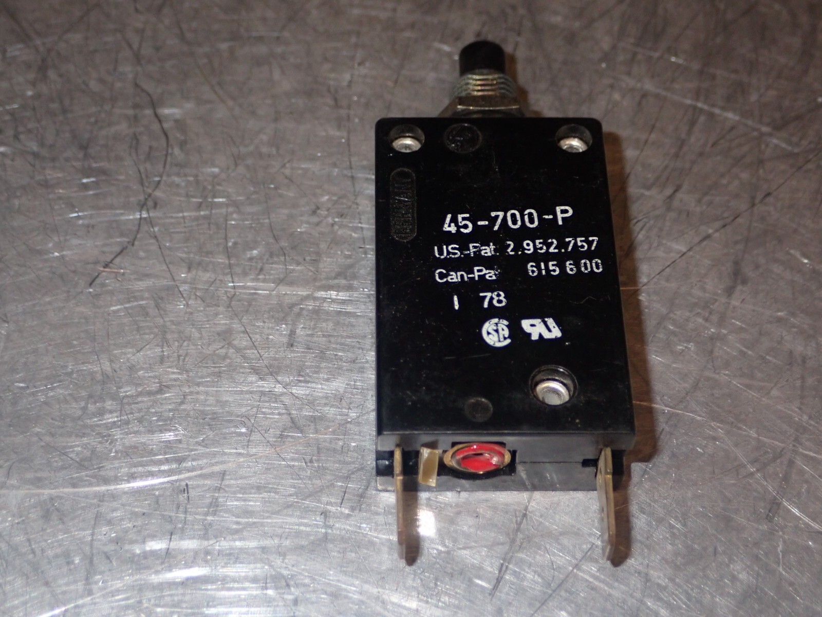ETA 45-700-P 0.1A 250VAC Circuit Breakers New Old Stock (Lot of 11)