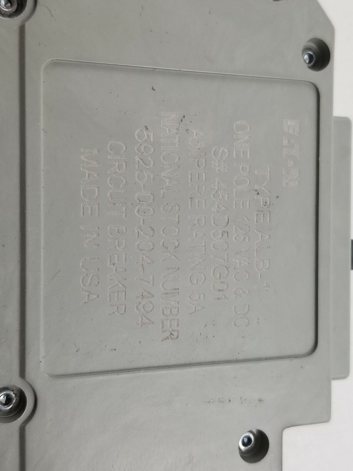 Eaton ALB-1 Circuit Breaker. 5A. #454D507G01. Used. Fast shipping!!!