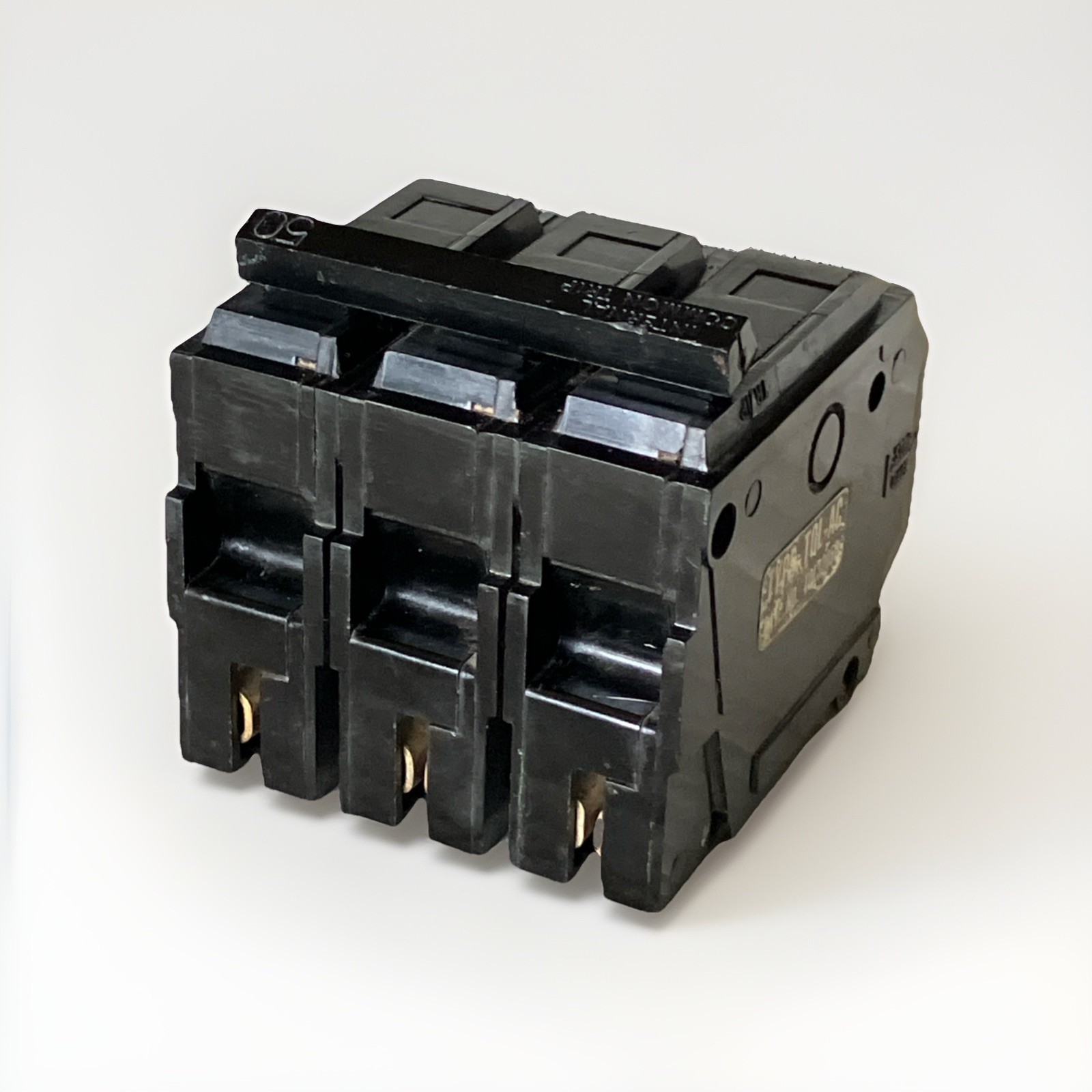 General Electric GE TQL32050 THQL32050 3Ph 3P Plug In Circuit Breaker 50A 240VAC