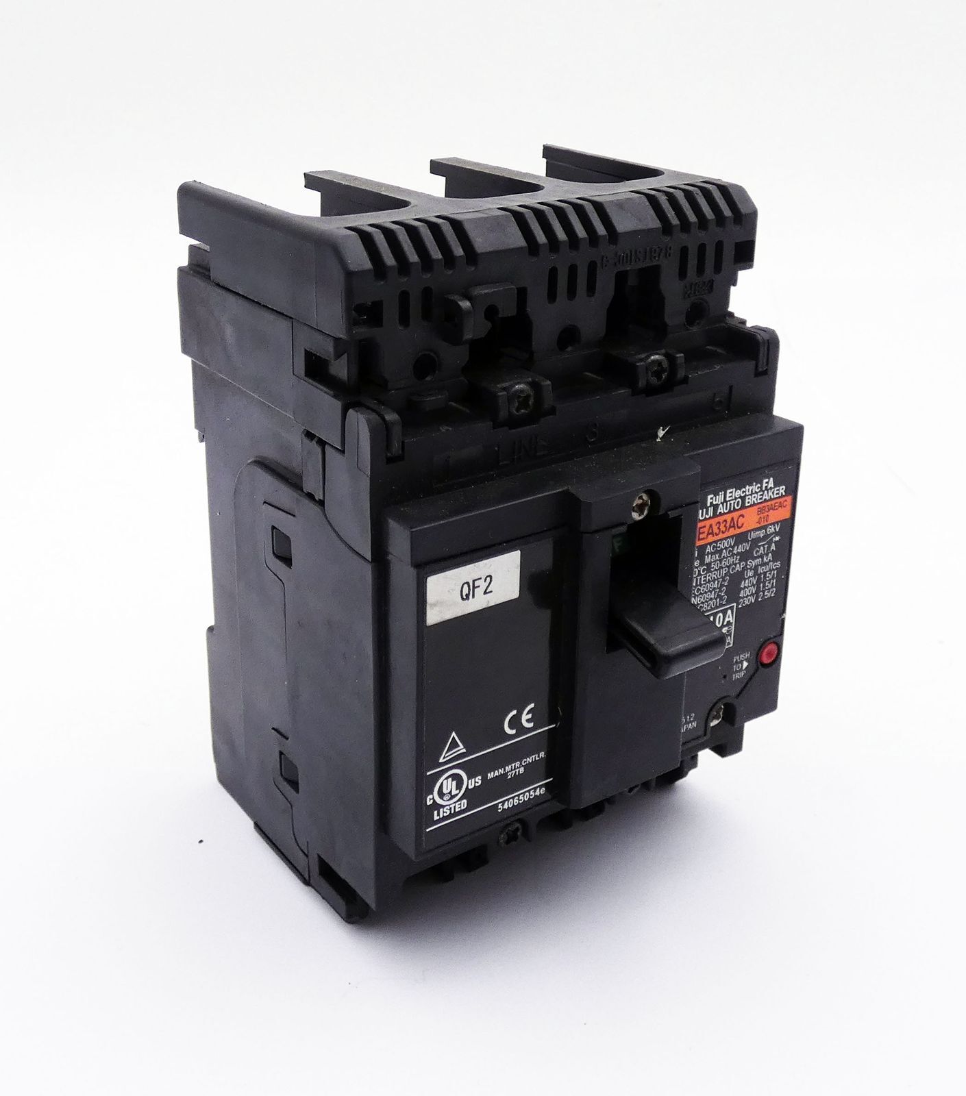 Fuji Electric FA EA33AC QF2 50-60Hz 10A AUTO BREAKER Circuit Breaker -used-