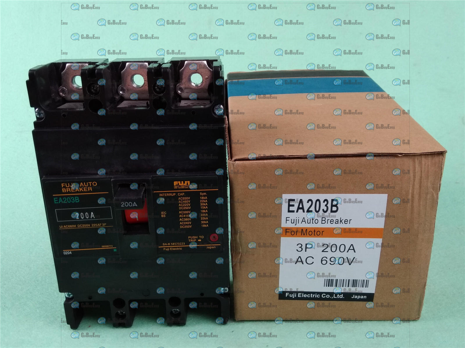 1piece FUJI Automation Auto Circuit Breaker EA203B 200A/690V 3P New