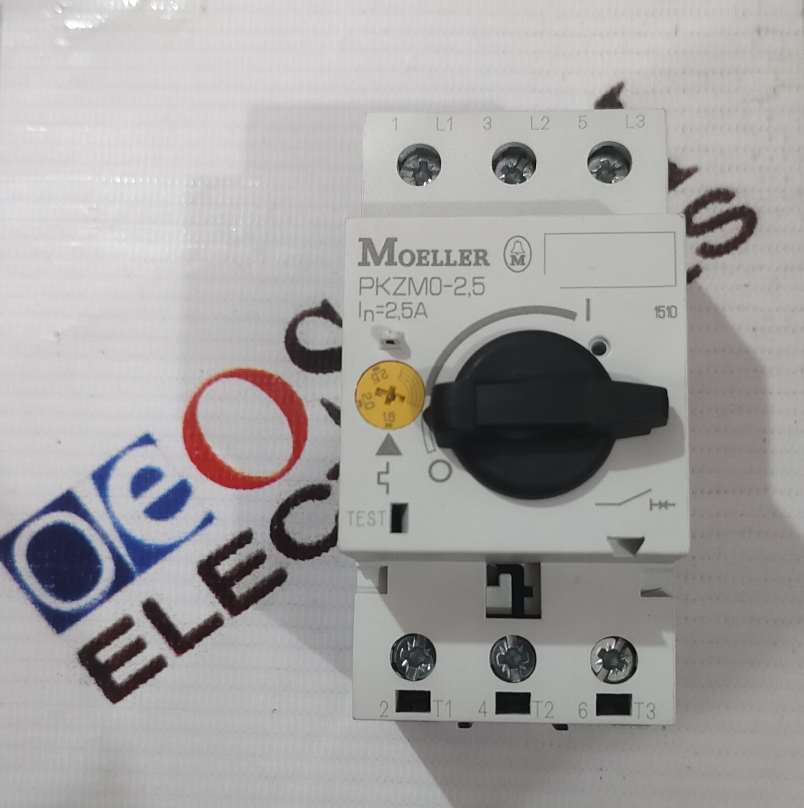 MOELLER PKZM0-2.5 MOTOR PROTECTION CIRCUIT BREAKER RANGE 1.6-2.5AMP FAST SHIP