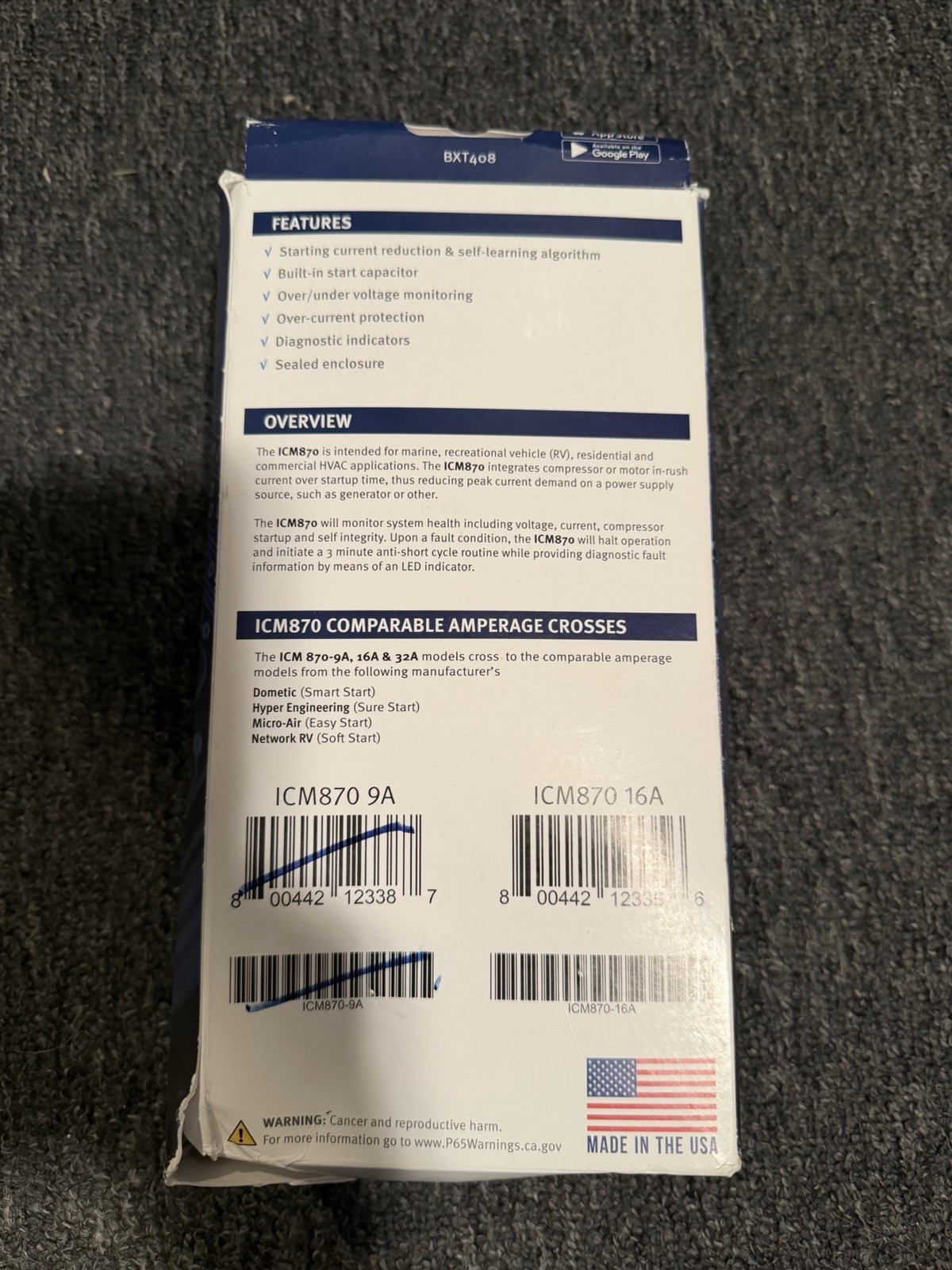 ICM Controls ICM870 Series 16A Soft Start W/ Over-Current Protection AC