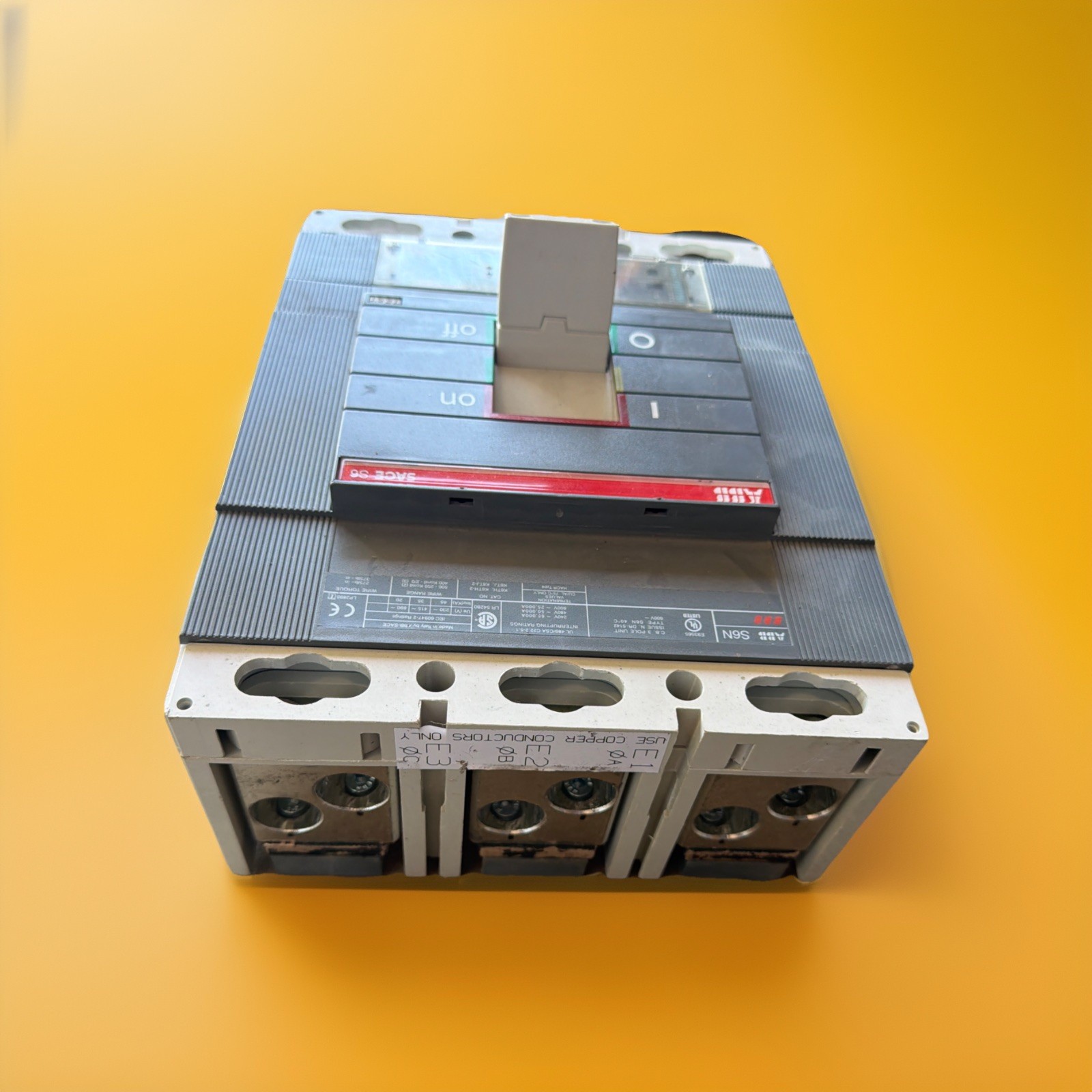 🔥 ABB SACE S6N S6 3-Pole 600A Industrial Circuit Breaker w/ PR211 ~ 1 Unit🔥