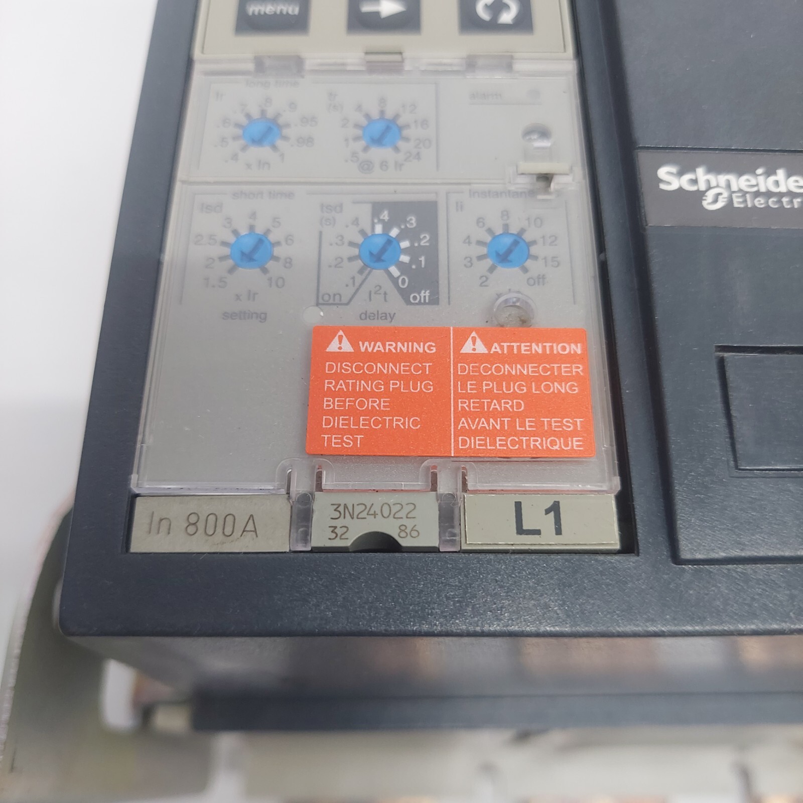 NEW SCHNEIDER MICROLOGIC 5.0 MASTERPACT NT08L1 13PEF5.0E Ui1000V TAIWAN