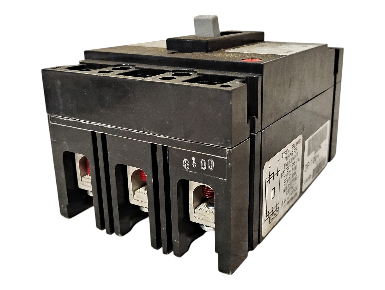GE TED136100WLFA TED136100 100 A 600 V AC 250 V DC Circuit Breaker