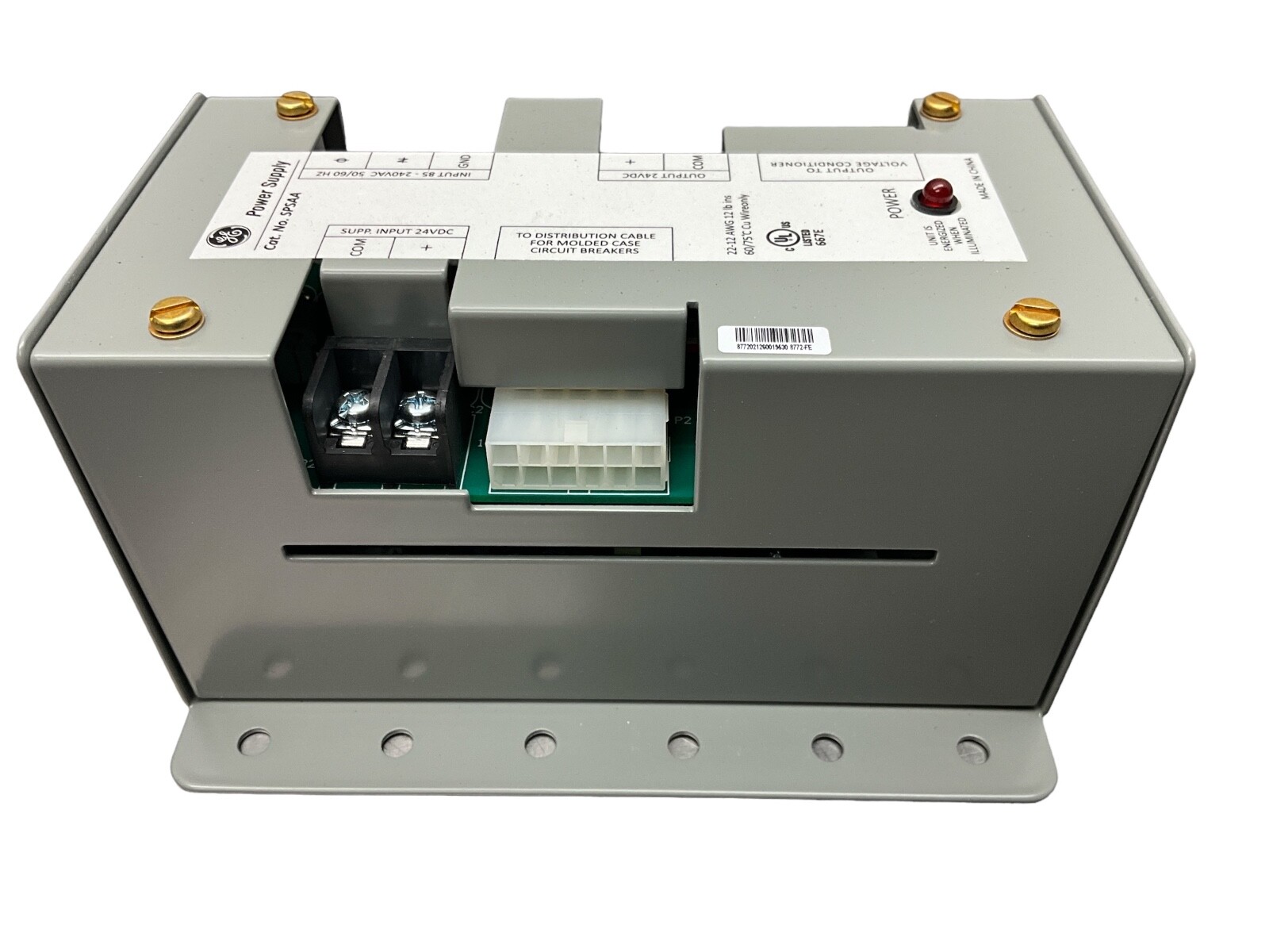 GE SPSAA Spectra RMS Accessory Power Supply W/ Plate