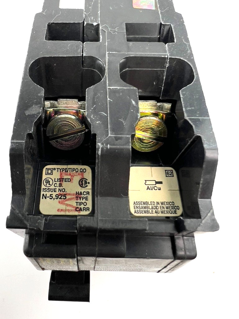 Square D QO225VH 25 Amp 2 Pole Circuit Breaker Type QO 240VAC 25A — NEW