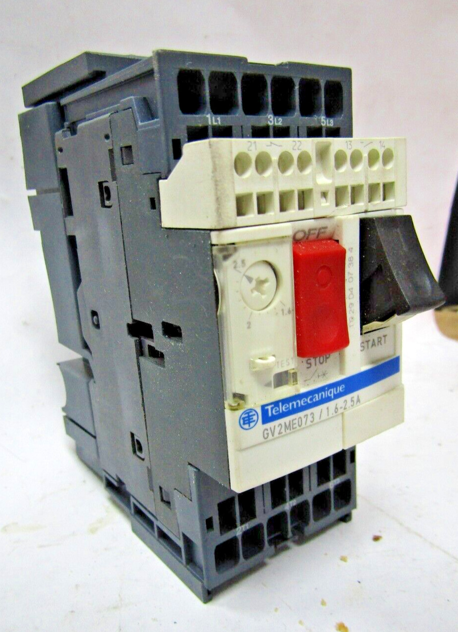 ✌️TELEMECANIQUE GV2ME073/1.6-2.5A MOTOR CIRCUIT BREAKER DISCONNECT 1.6-2.5 AMPS