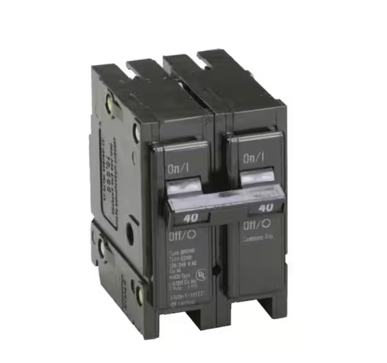 Eaton BR240 40 Amp 120/240 Volts 2-Pole Circuit Breaker