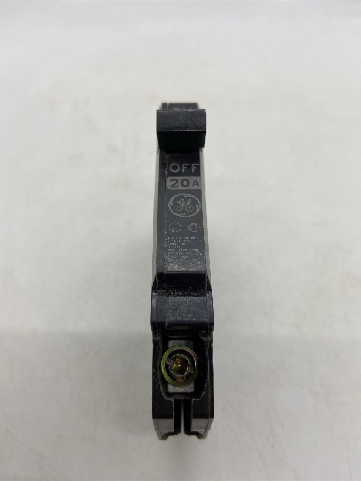 GE General Electric THQP120 Thin 20-Amp 1-Pole 120/240VAC Breaker