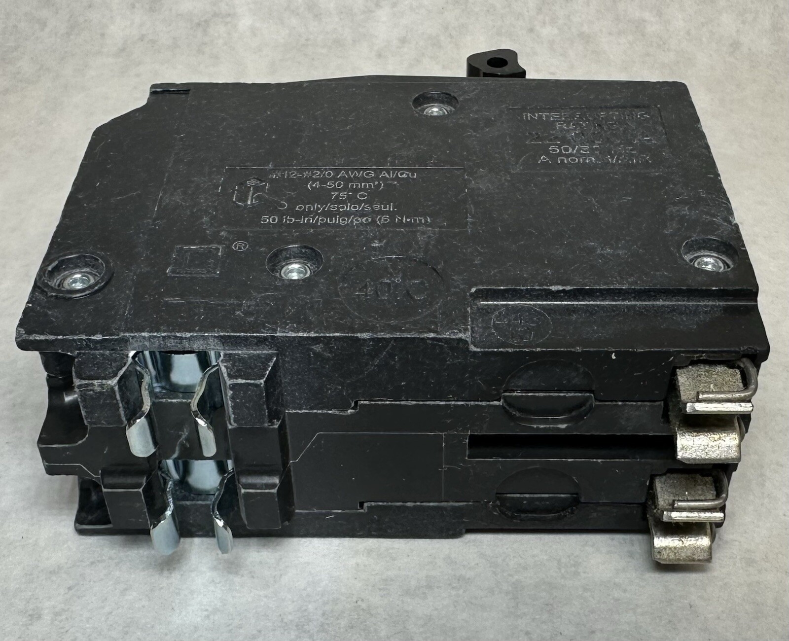 NEW Square D QO250VH Plug-On Circuit Breaker 50 Amp, 2-Pole