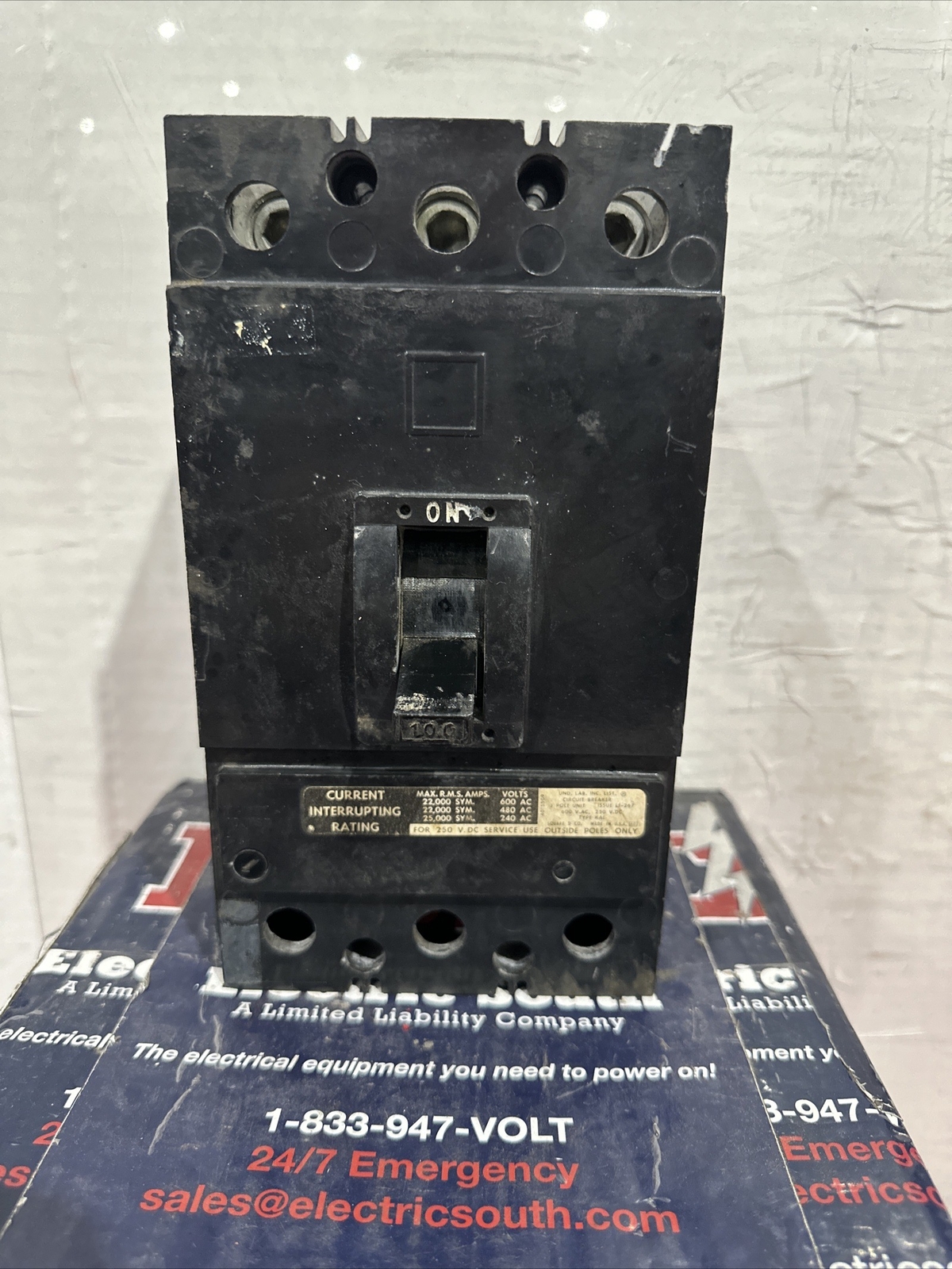 Square D Circuit Breaker KAL36100 3 Pole 100 Amp 600 Volt