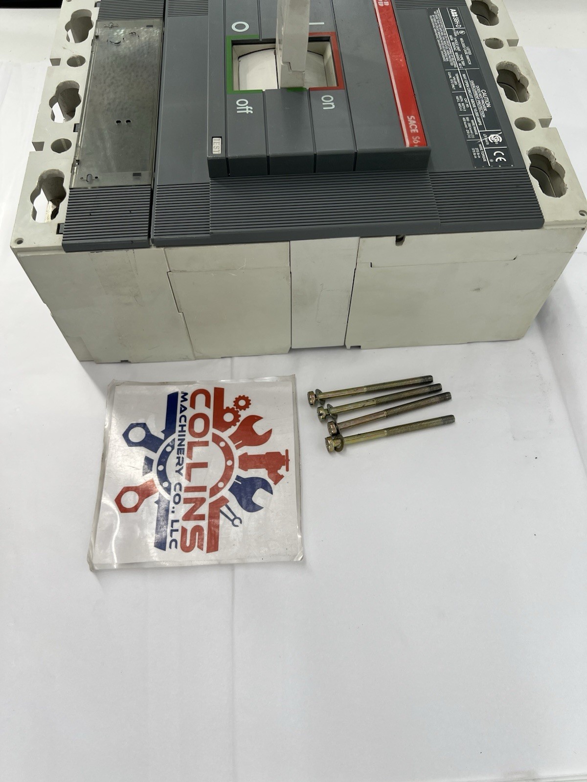 ABB SACE S6H-D, 3 Pole, 600 AMP, 600 VAC, Molded Case Switch, Made in Italy