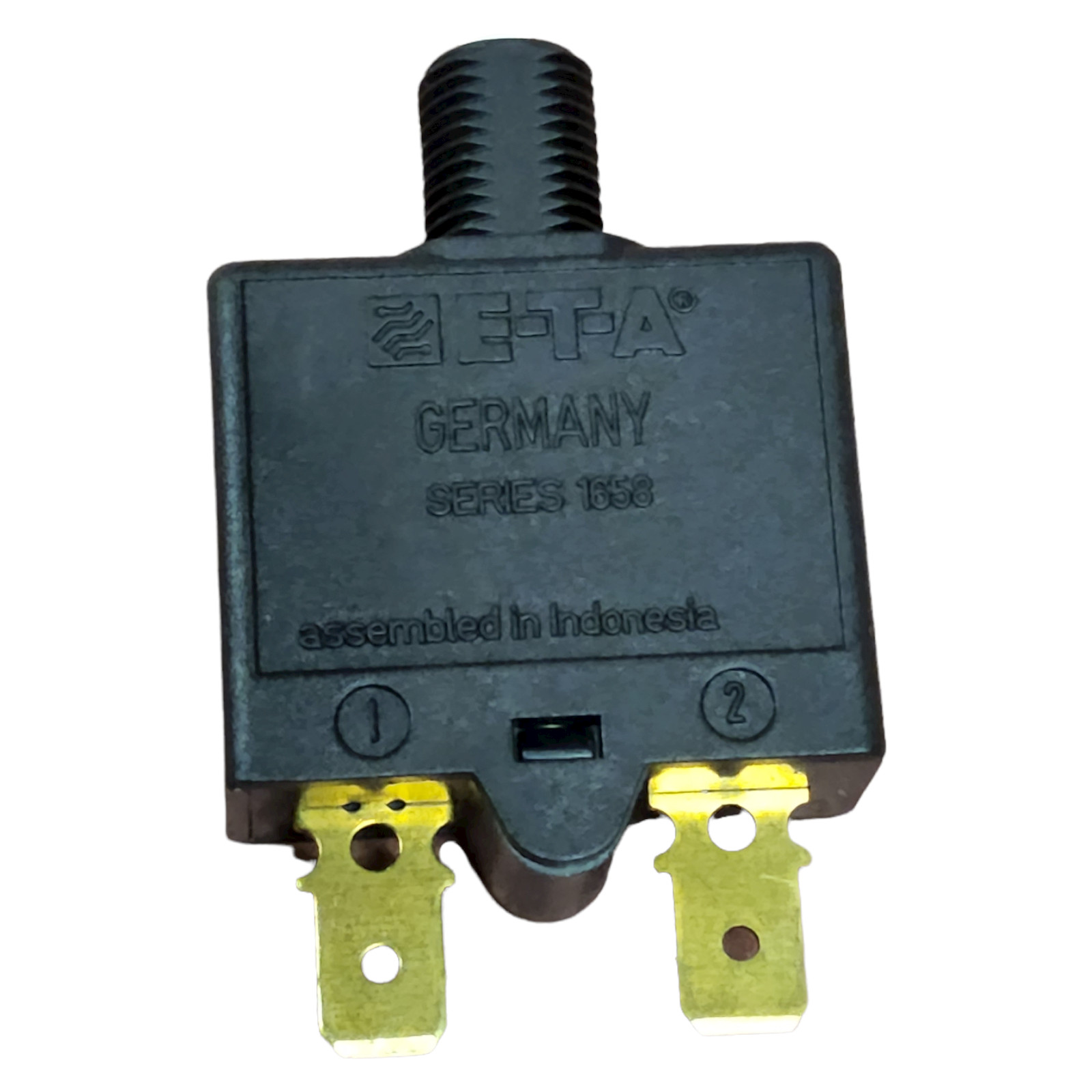 ETA Circuit Breaker, Push To Reset, Single Pole, AC240V, DC28V, 10A, Series 1658