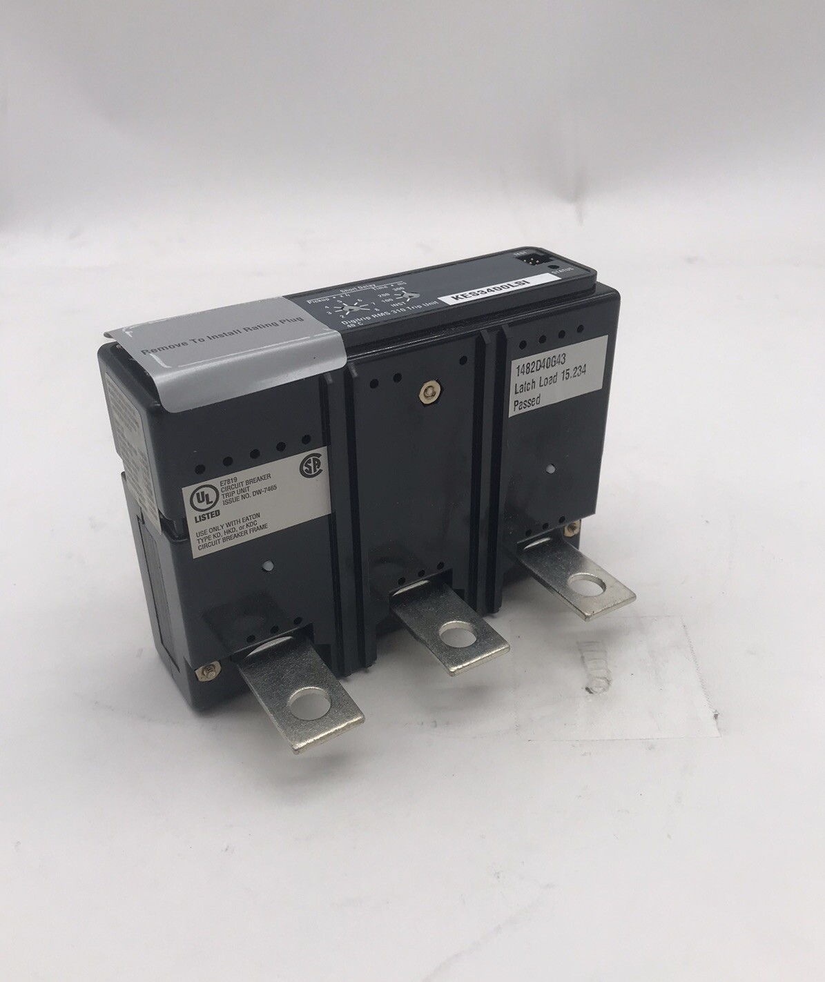 HOUSTON STOCK NEW EATON KES3400LSI DIGITRIP LSI TRIP UNIT 400 AMP FREE 2 DAY AIR