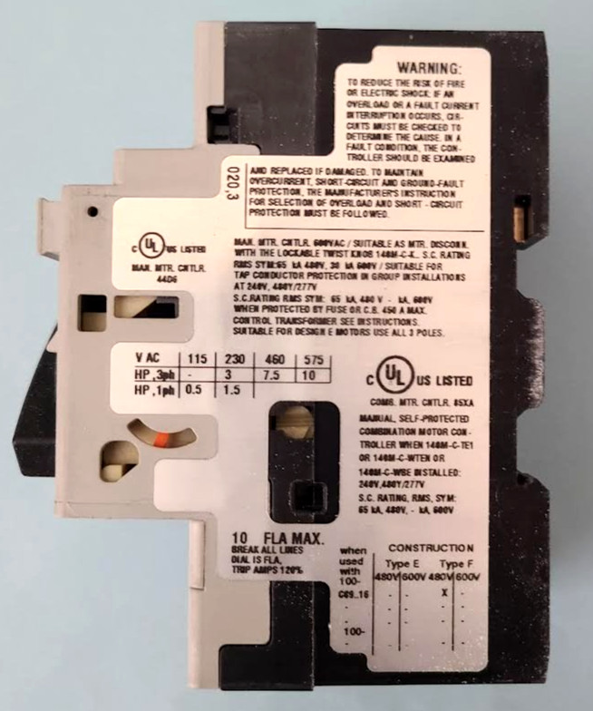 Allen-Bradley Brand New 140M-C2E-C10 circuit breaker