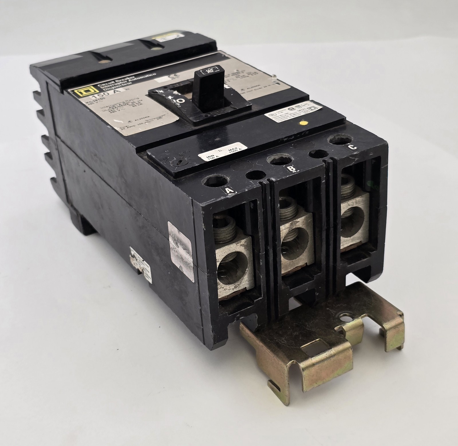 Square D KC34250 I-Line Circuit Breaker 150 Amp 480V 3 Pole 150A 480 Volt