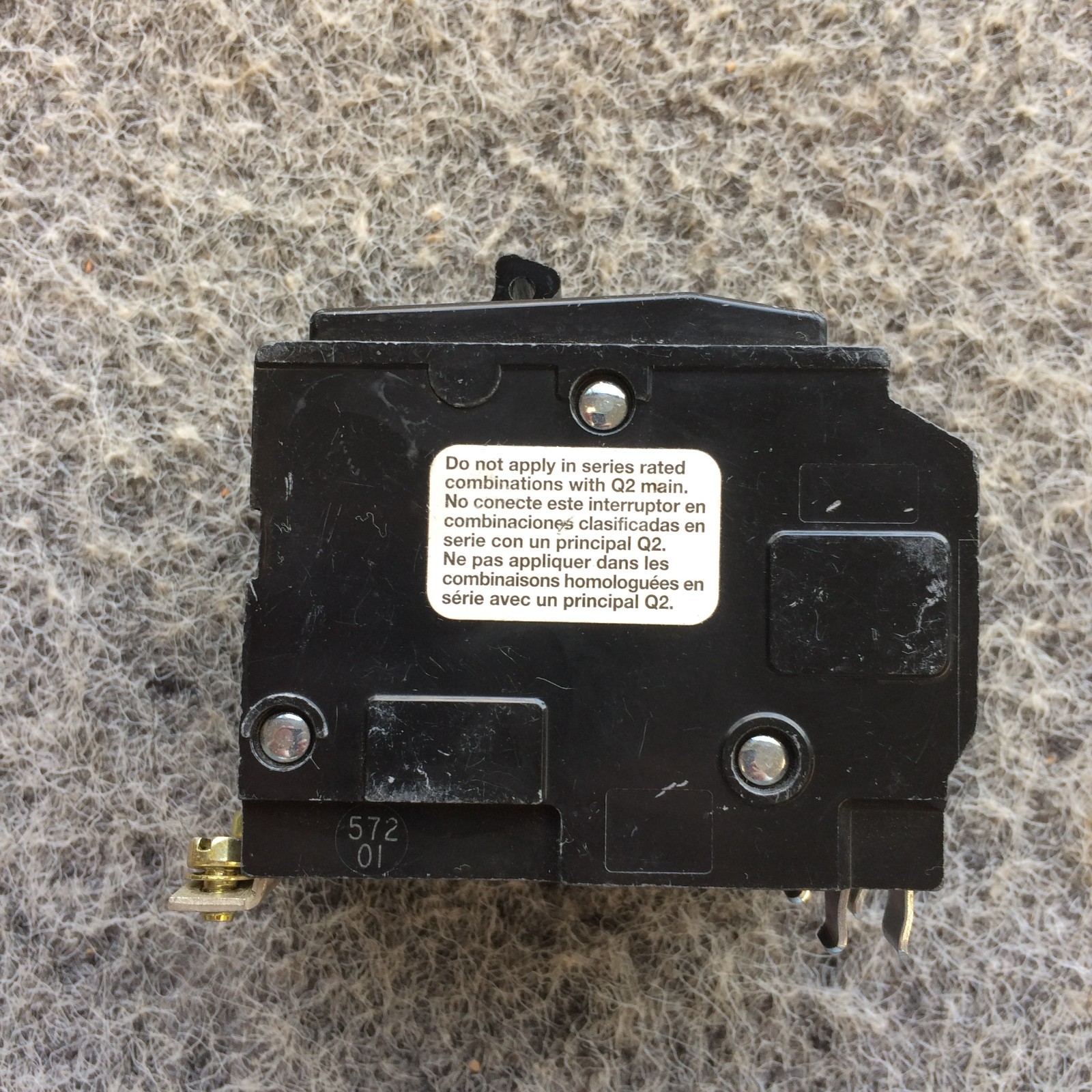 Square D QOB360 60Amp Circuit Breaker 3 Pole 240Vac 10kA *Ships Fast*
