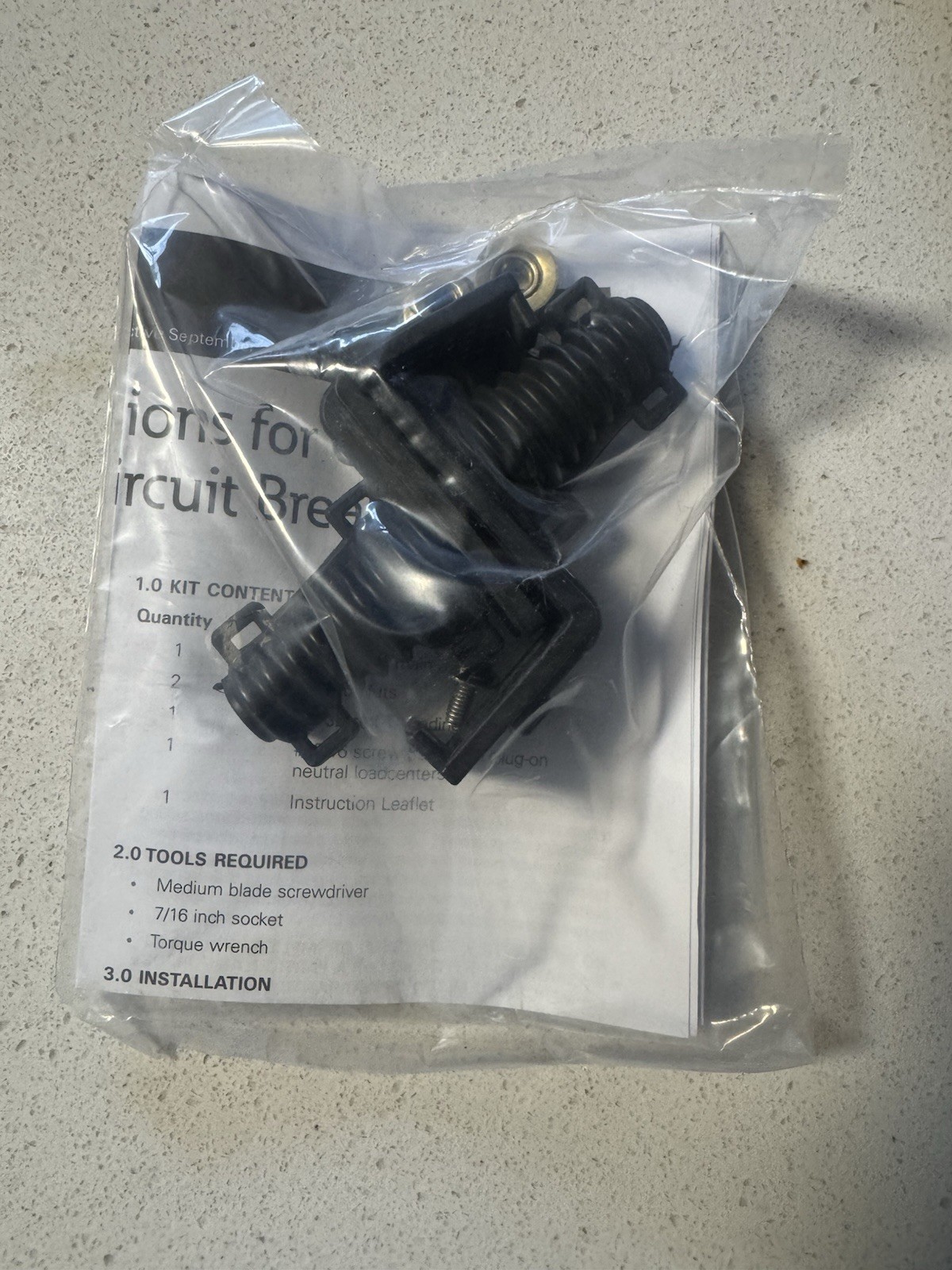 Eaton BJ2200 Main Circuit Breaker 200A 240V AC