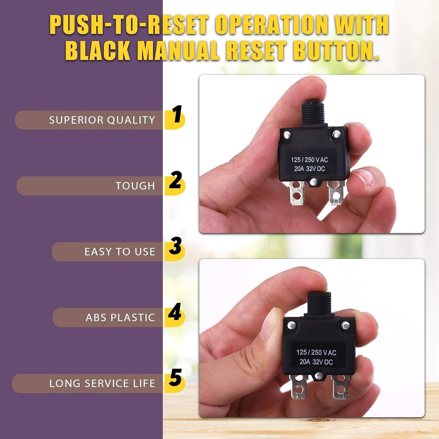 Circuit Breaker Assortment Kit with Quick Connect Terminals
