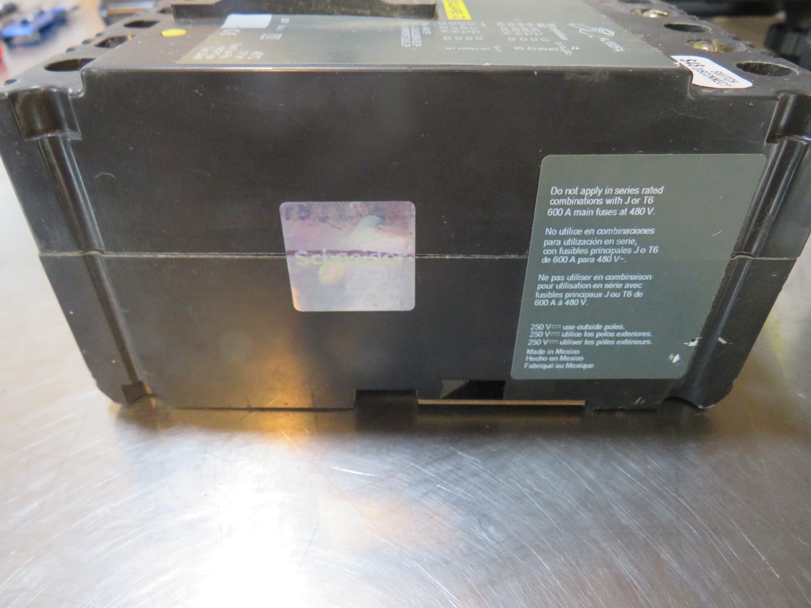 SQUARE D FAL36045, 45A, 3P, 600V CIRCUIT BREAKER