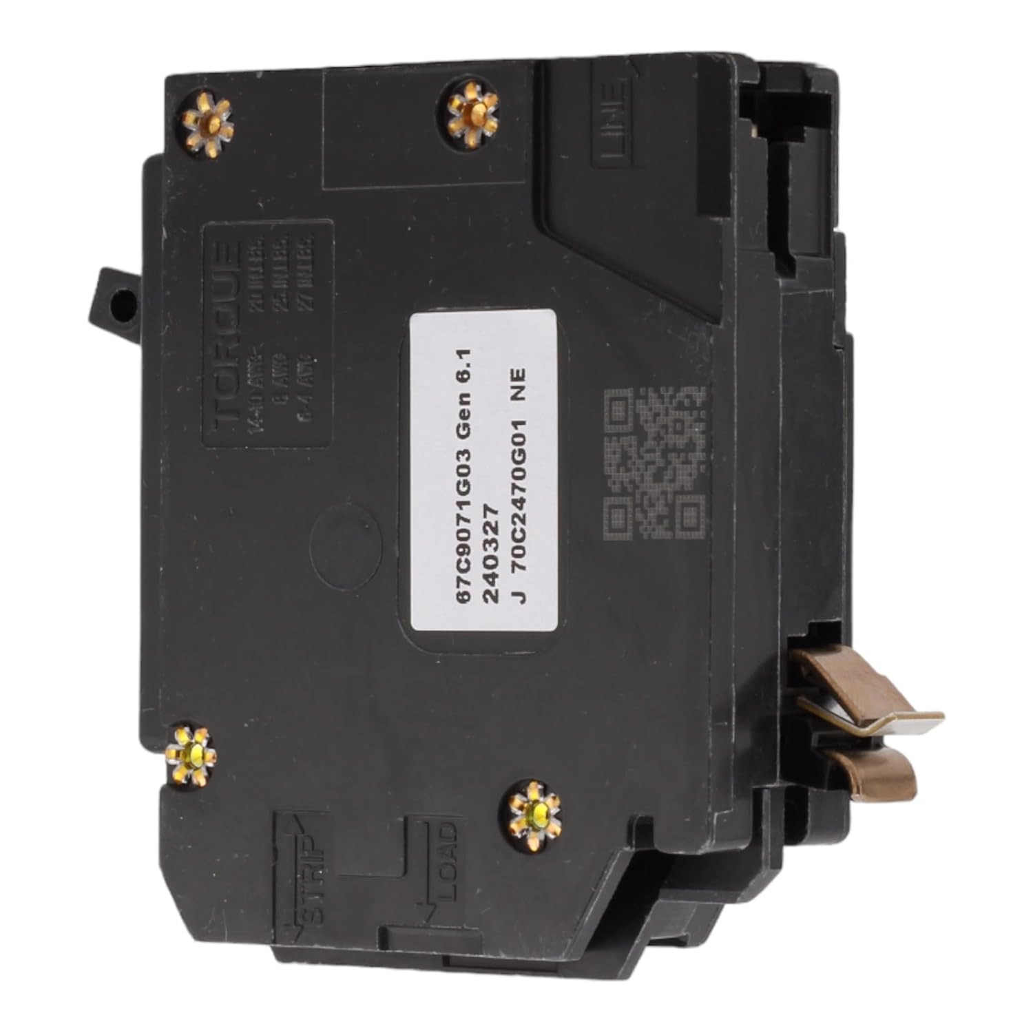 BRP115AF 15 Amp Single Pole AFCI Arc Fault Circuit Breaker, Plug-On Neutral, 120