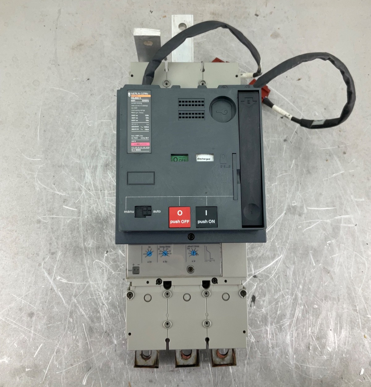 MERLIN GERIN 12-799572-21 NSJ600H BREAKER 600 A TMA STR23SP MT630 110-130V 500VA
