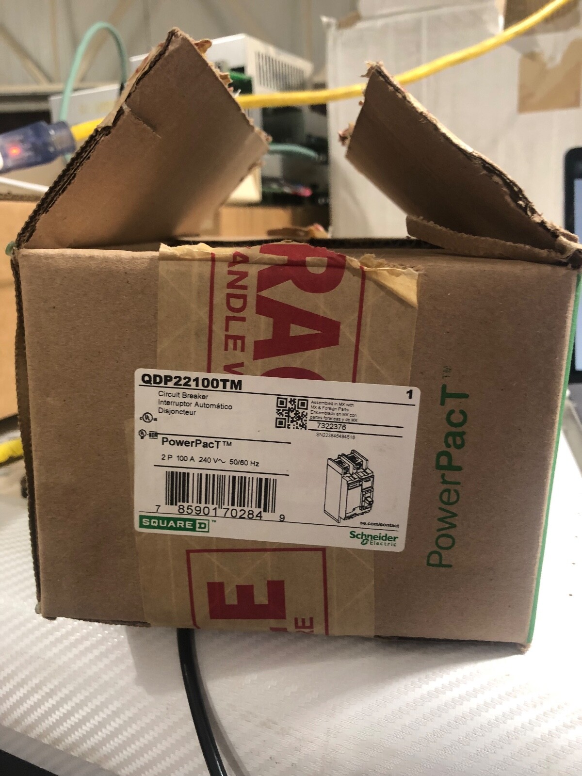 Square D QDP22100TM Circuit Breaker