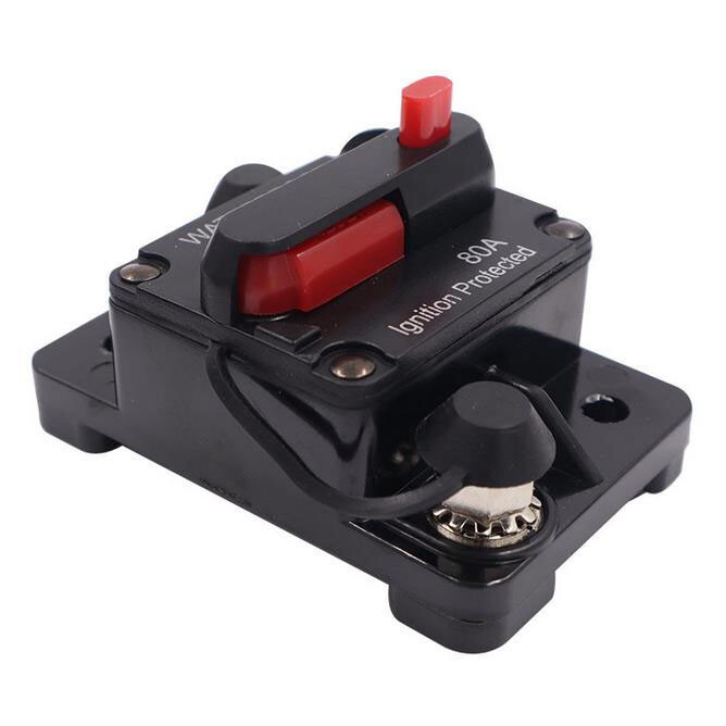 Circuit Breaker Audio Fuse 20A-300A Amp 12V-48V DC Car Boat Manual Reset Switch