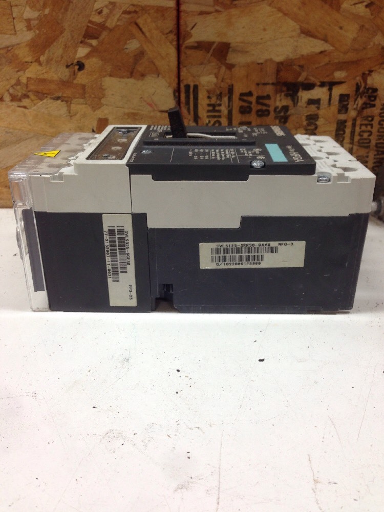 TESTED SIEMENS HFX3P250 3 POLE 600 VOLT 250 AMP LSI 65K USED