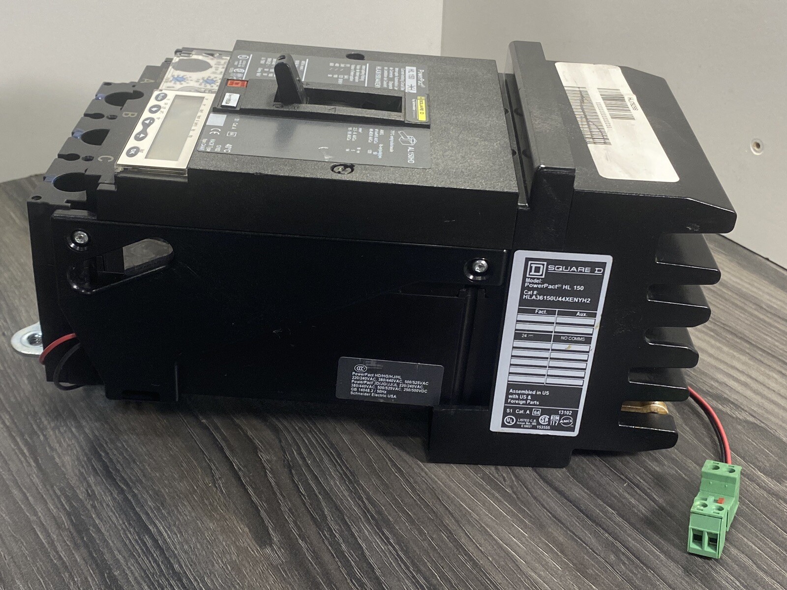 New Square D PowerPact HLA36150 3-P 150A 600V 125KA 3-Ph Circuit Breaker – USA
