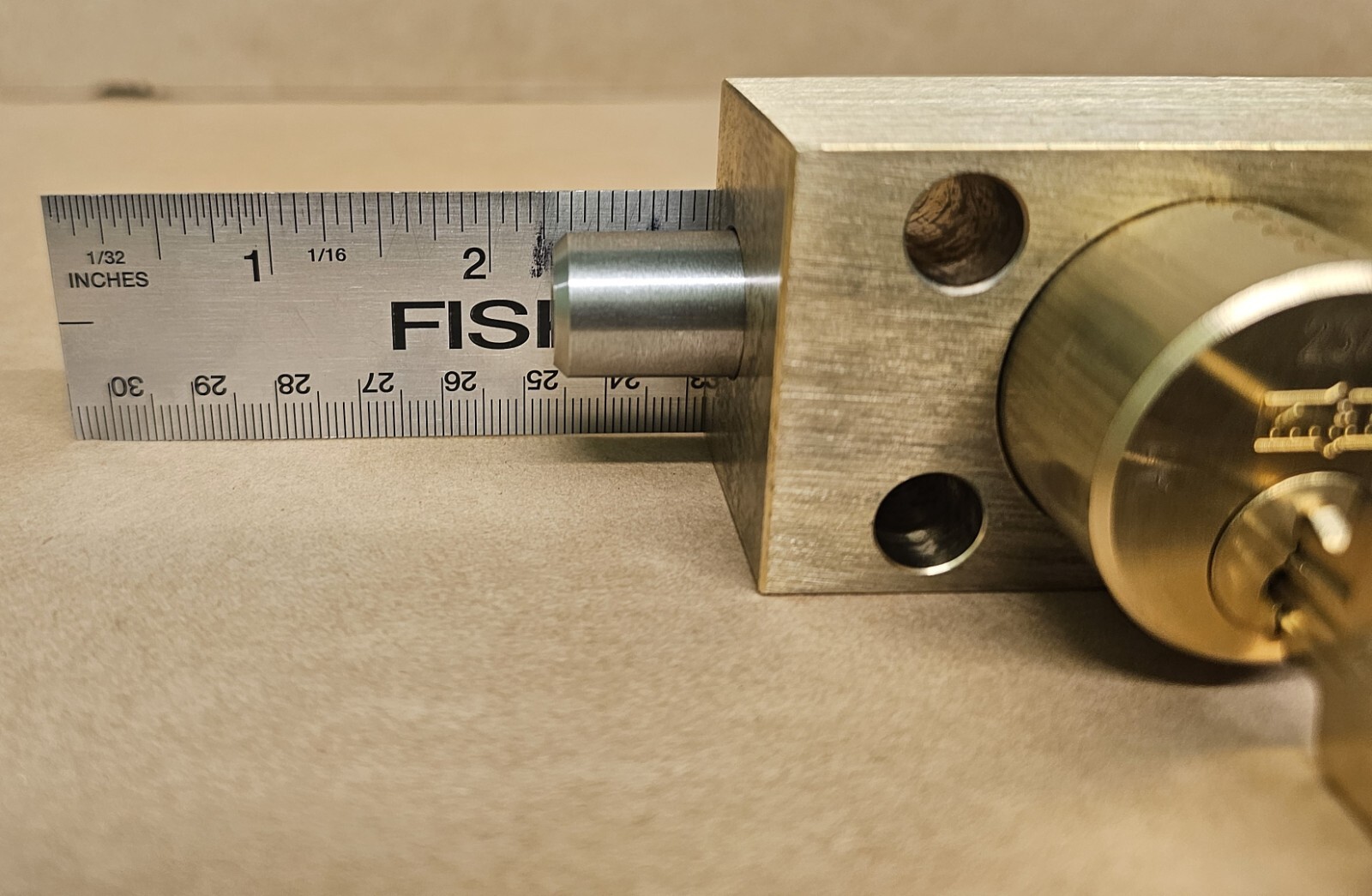 KIRK Key Interlock SD Series Flat Mounted Double Cylinder