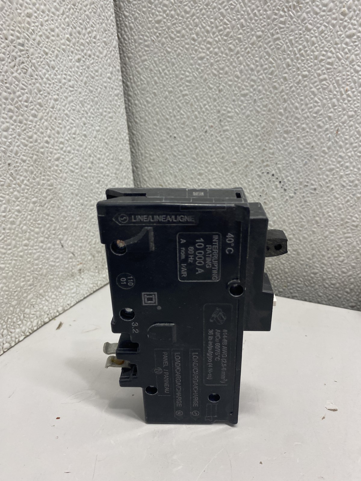 Lot of 4 SquareD/Homeline HOM115PCAFI Circuit Breaker 15A